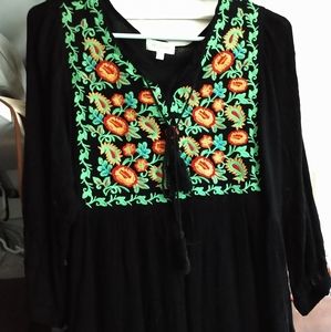 Embroidered tunic
